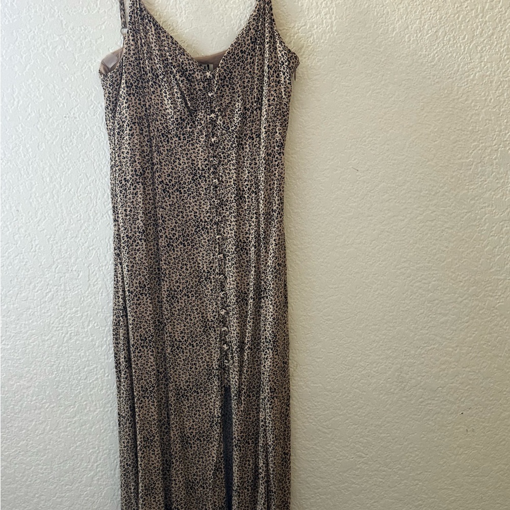 Leopard Print Maxi Dress